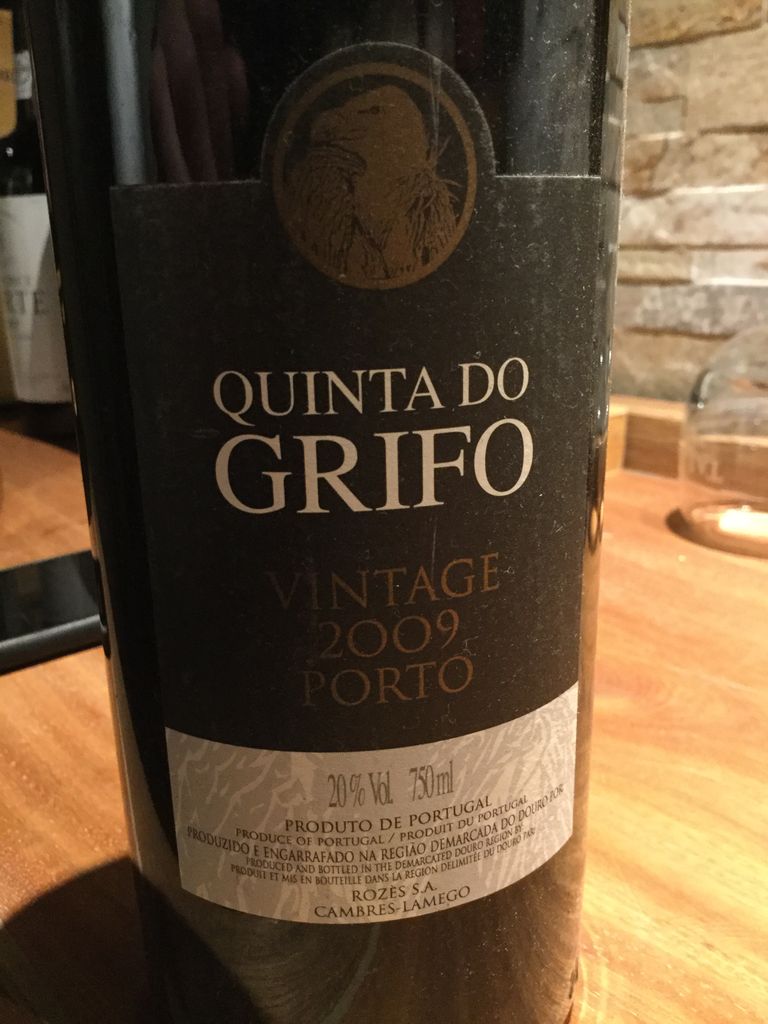 2011 Quinta do Grifo Porto Vintage, Portugal, Douro, Porto - CellarTracker