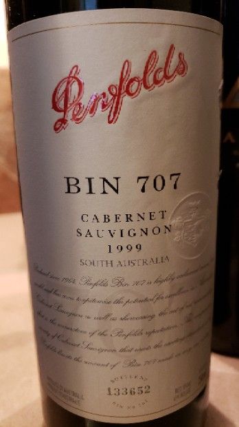 1998 Penfolds Cabernet Sauvignon Bin 707 - CellarTracker