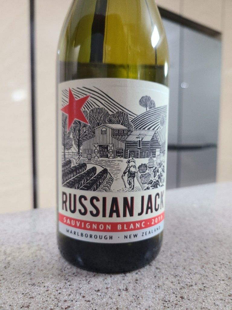 RUSSIAN JACK Sauvignon Blanc 750ml 2本セット Wine Russian Jack Sauvignon Blanc, 2018, 750 ml Russian Jack