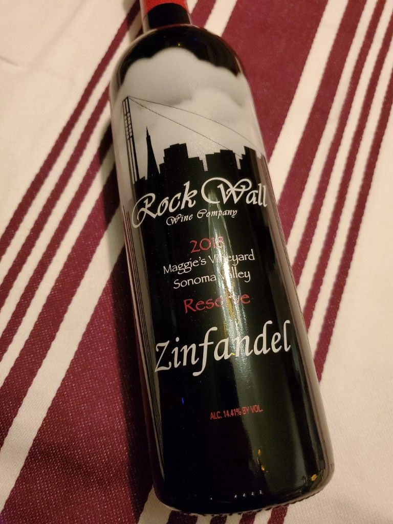 2018 Rock Wall Wine Co. Zinfandel Reserve Zinfandel Maggie’s Vineyard