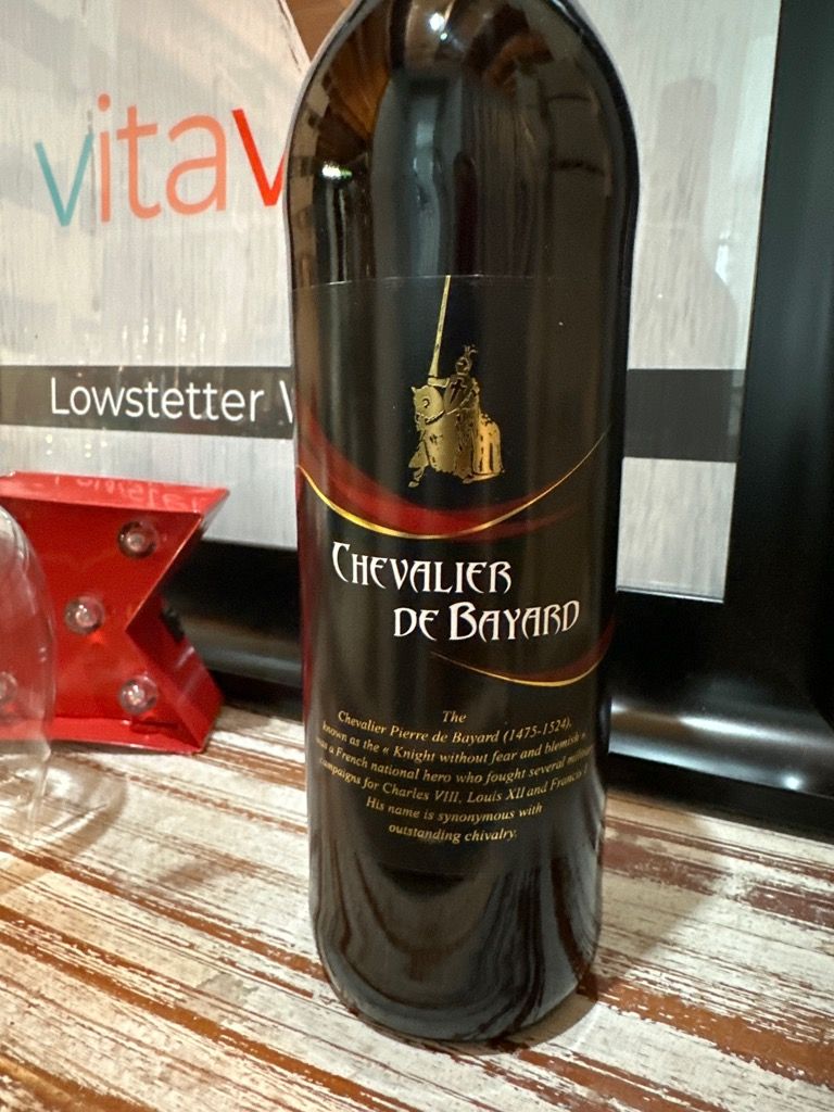 2021 Chevalier de Bayard Vin de Pays de l'Hérault, France, Languedoc