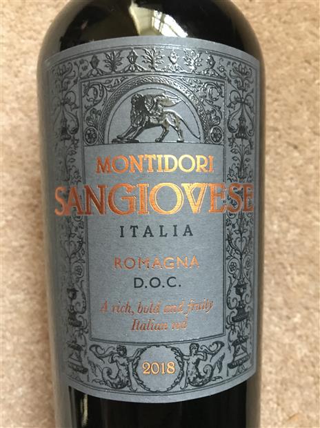 2018 Montidori Sangiovese di Romagna, Italy, Emilia-Romagna ...