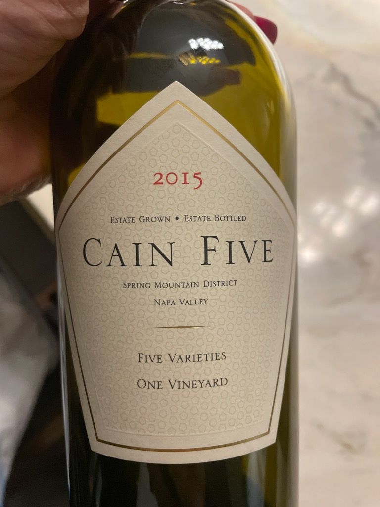 2013 Cain Vineyard & Winery Cain Five - CellarTracker