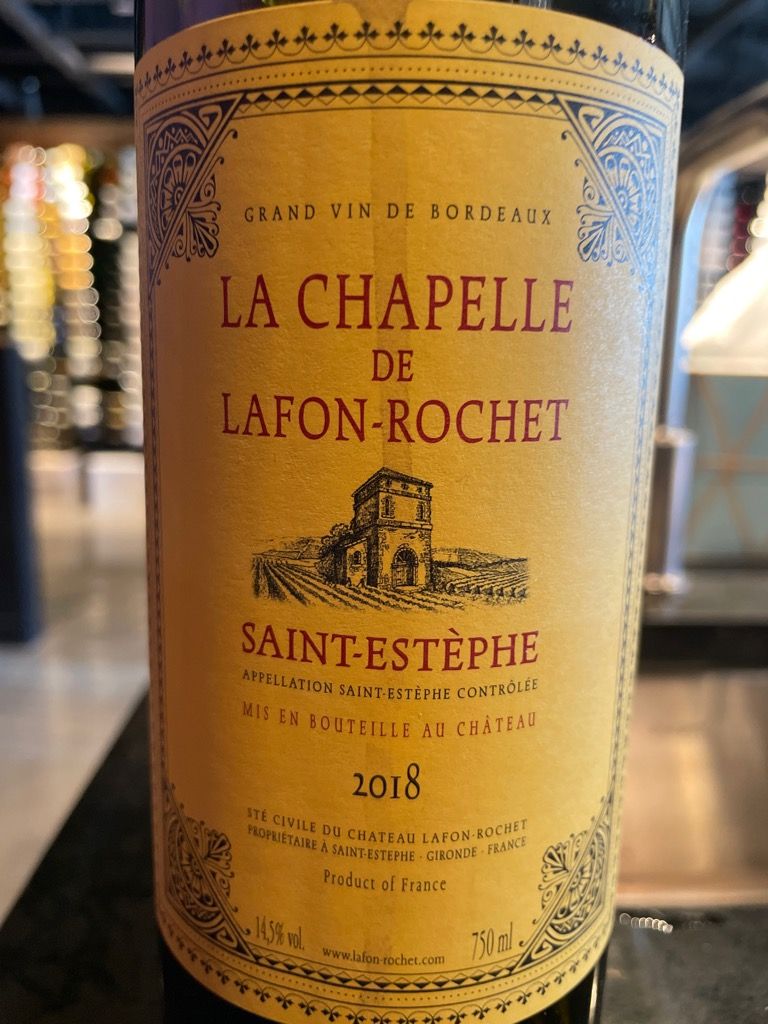 2018 La Chapelle de LafonRochet, France, Bordeaux, Médoc, St. Estèphe