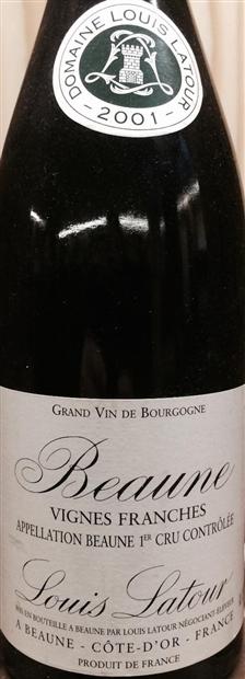 2022 Louis Latour Beaune 1er Cru Vignes Franches - CellarTracker