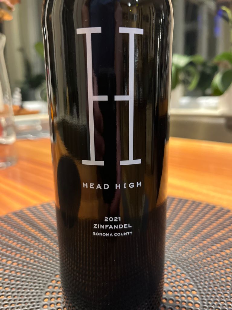 2021 Head High Zinfandel Sonoma County, USA, California, Sonoma County