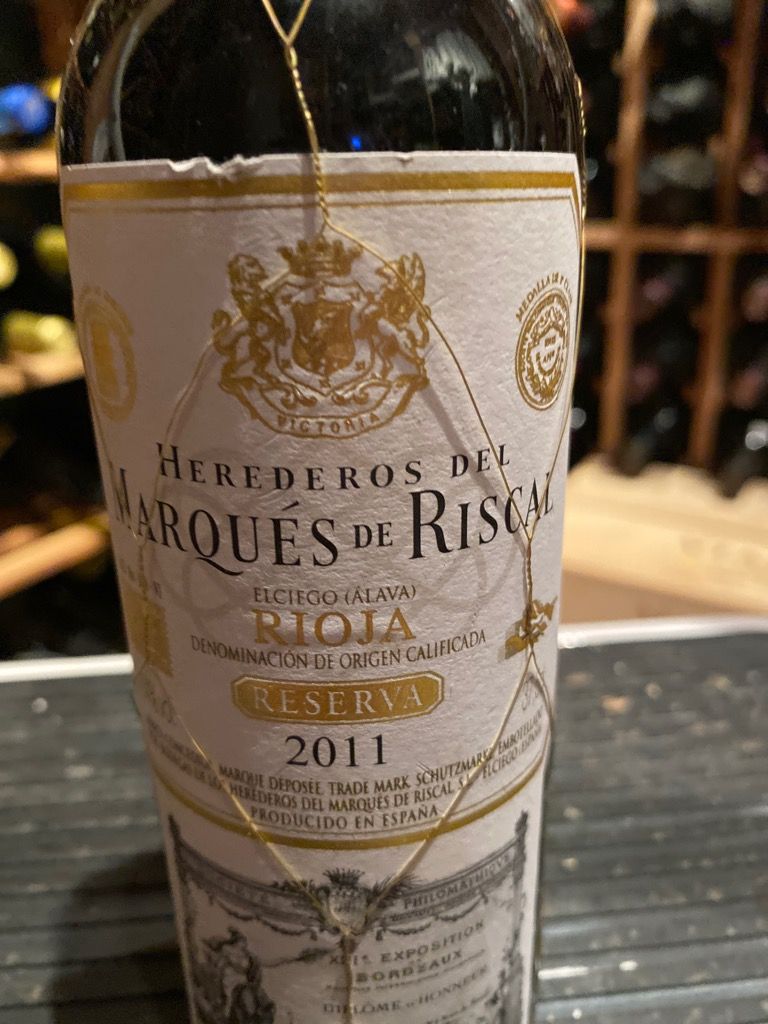 Marques de riscal outlet rioja reserva 2011