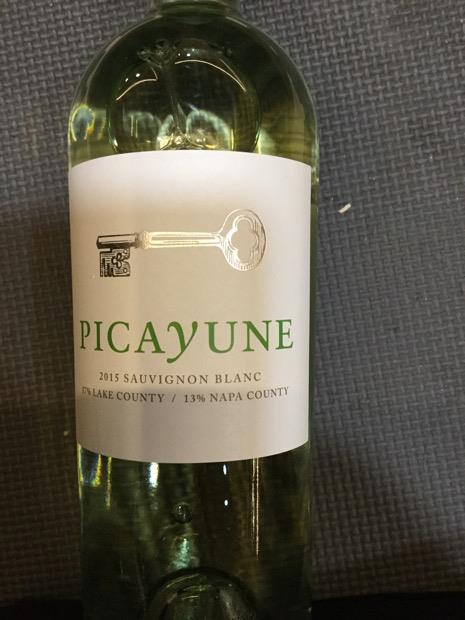 2015 Picayune Cellars Sauvignon Blanc Napa Valley, USA, California ...