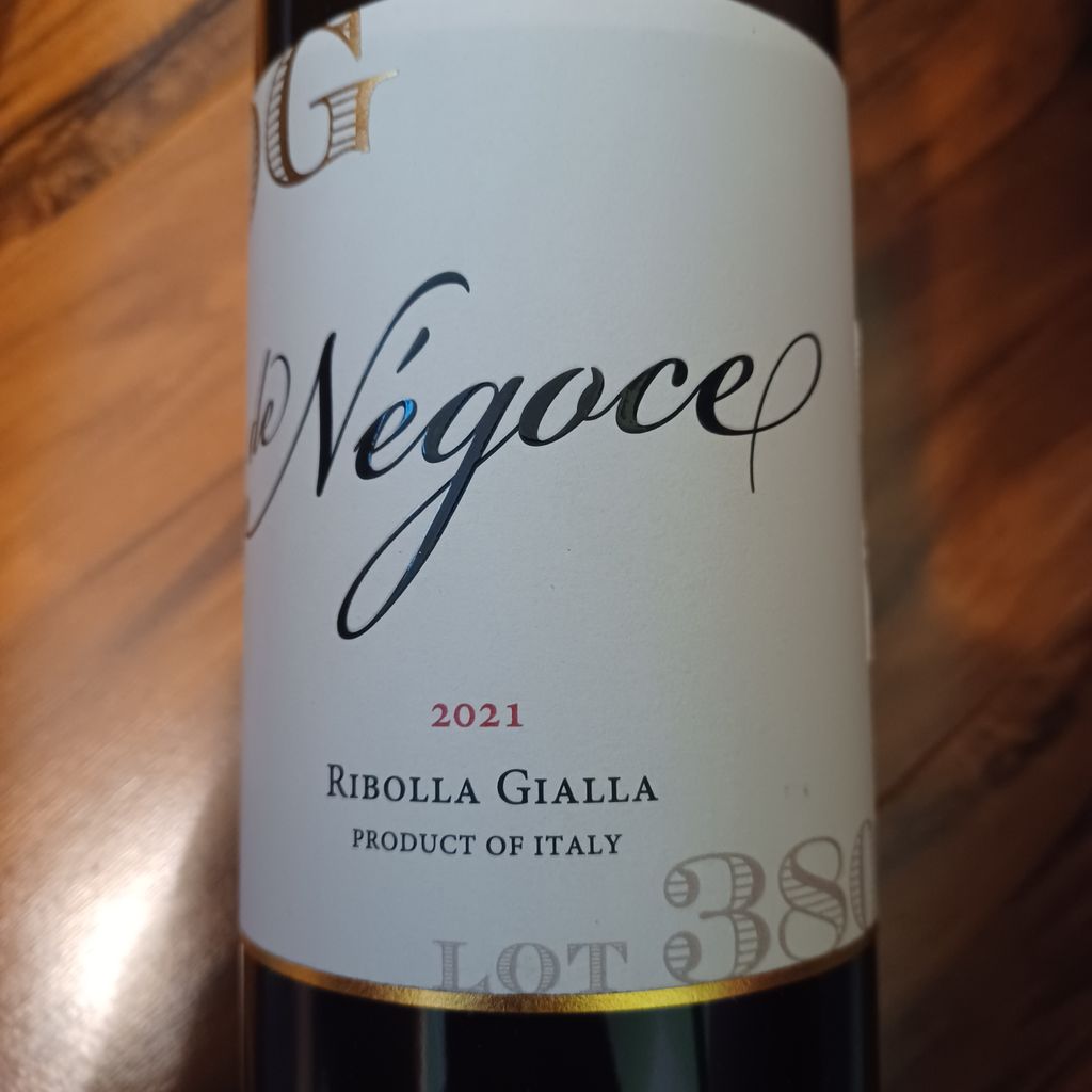 Miani Ribolla 2021 de Négoce Ribolla Gialla OG N. 380 Venezia Giulia IGT, Italy ...