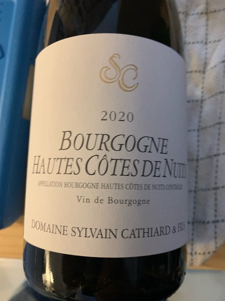 2021 Sylvain Cathiard Bourgogne Hautes-Côtes de Nuits