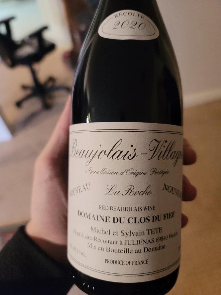2021 Michel Tête BeaujolaisVillages La Roche Domaine du Clos du Fief
