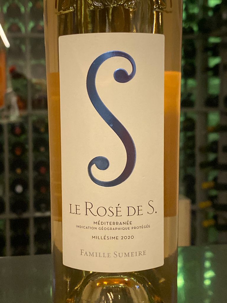2020 Famille Sumeire Vignerons Le rose de S, France, Provence