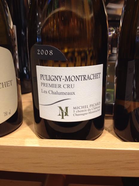 2008 Michel Picard Puligny-Montrachet 1er Cru Les Chalumeaux