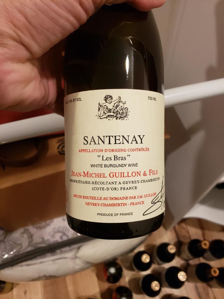 Jean-Michel Guillon Santenay Les Bras Blanc 2018