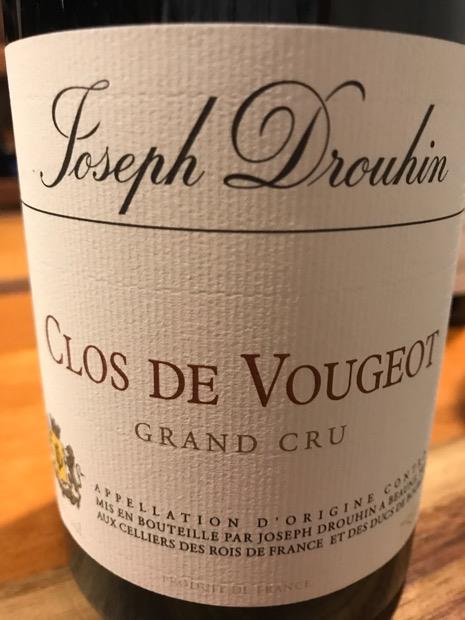 2014 Joseph Drouhin Clos Vougeot - CellarTracker
