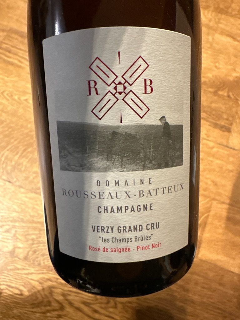2018 Champagne Rousseaux-Batteux Verzy Grand Cru 