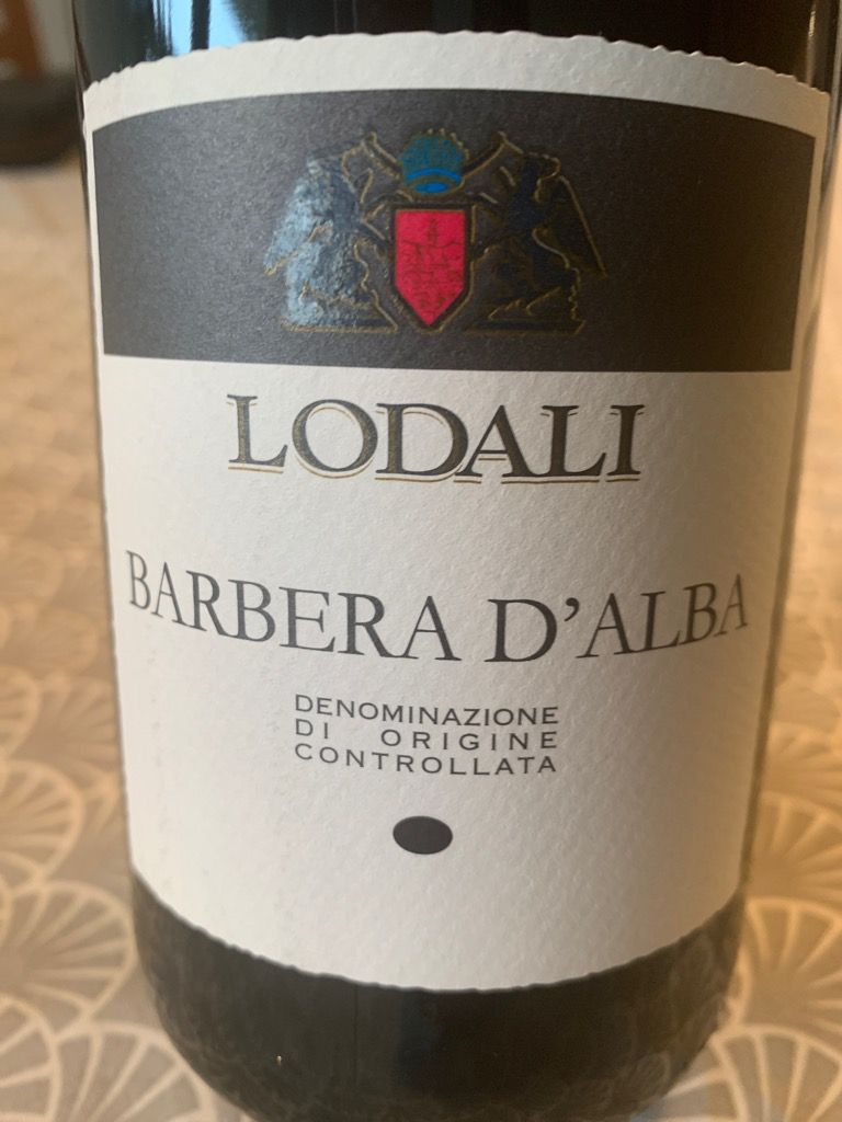2021 Lodali Barbera d'Alba, Italy, Piedmont, Alba, Barbera d'Alba