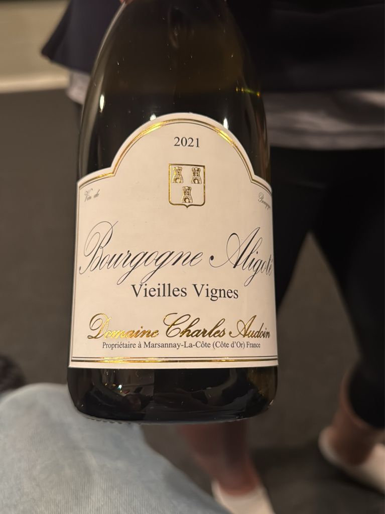 2020 Domaine Charles Audoin Bourgogne-Aligoté Vieilles Vignes de