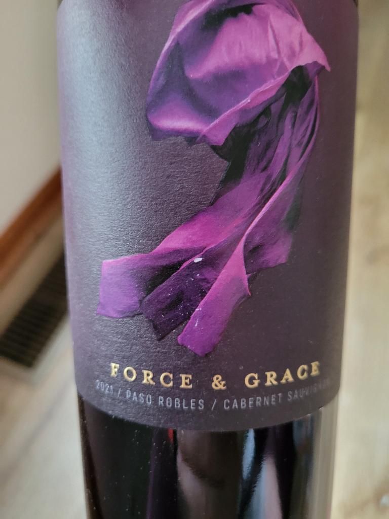 2021 Force & Grace Cabernet Sauvignon Paso Robles, USA, California