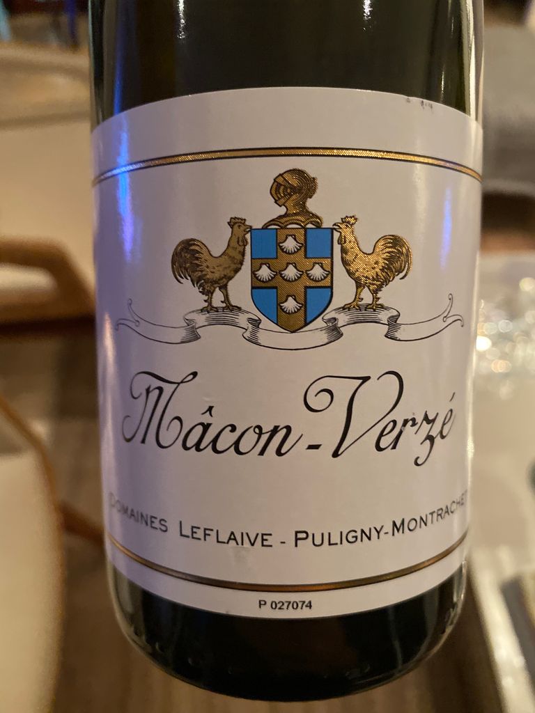 2018 Domaine Leflaive Mâcon-Verzé - CellarTracker