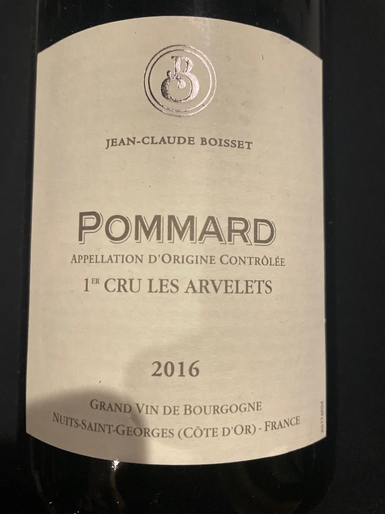 2016 Jean-Claude Boisset Pommard 1er Cru Les Arvelets - CellarTracker