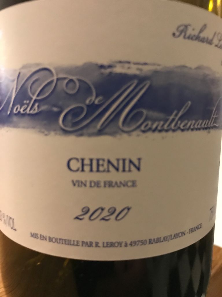 2022 Richard Leroy Chenin Les Noëls de Montbenault - CellarTracker