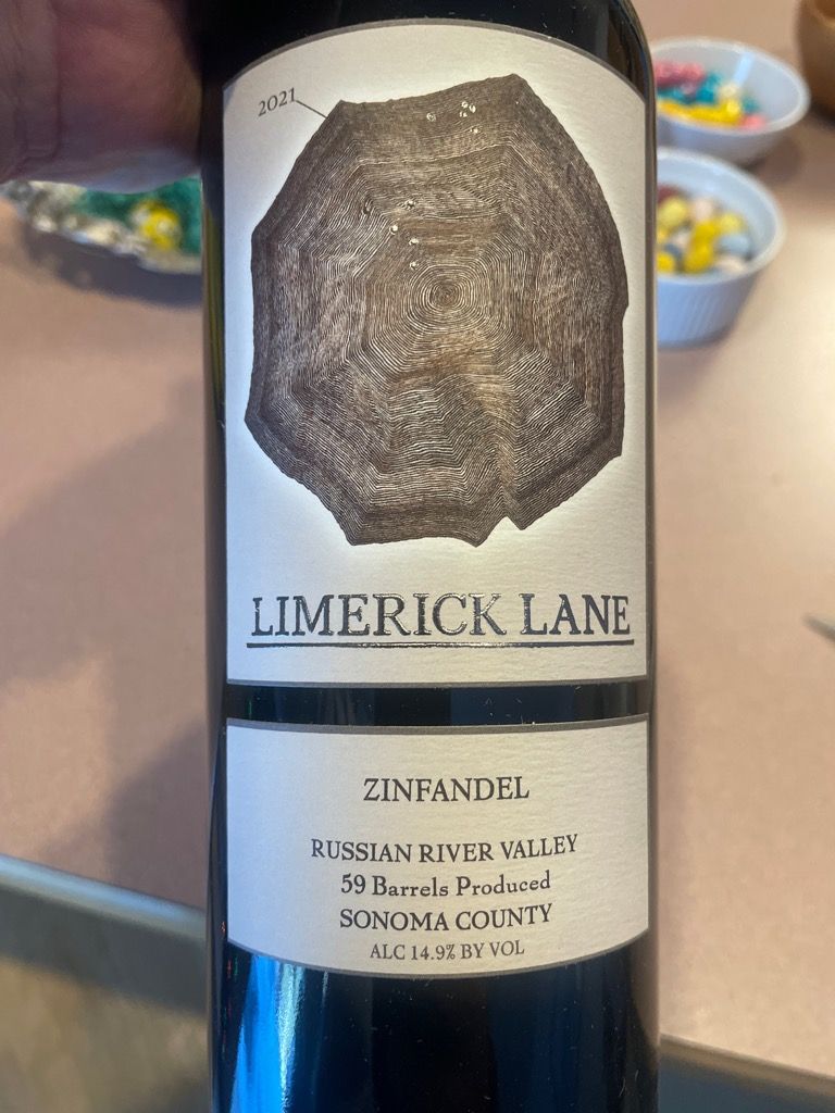 2021 Limerick Lane Zinfandel Russian River Valley, USA, California ...