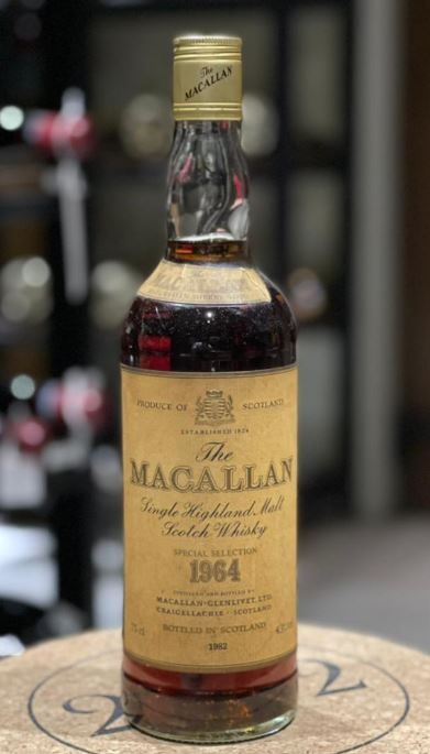 1964 The Macallan 18 Year Old Single Malt Scotch Whisky, 43