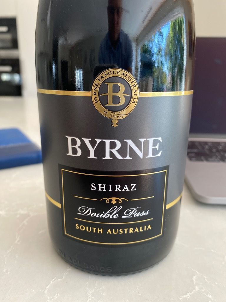 2019 Byrne Vineyards Shiraz Double Pass Australia South Australia