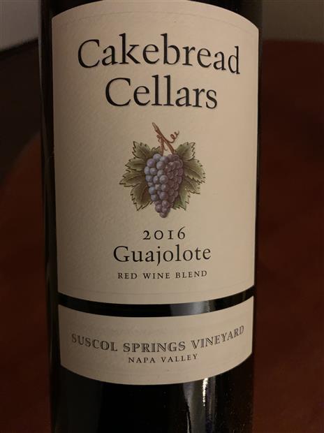 2013 Cakebread Cellars Guajolote Suscol Springs Vineyard
