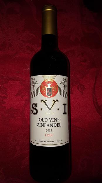 2016 SVI Sunland Vintage Winery Zinfandel, USA, California, Central ...