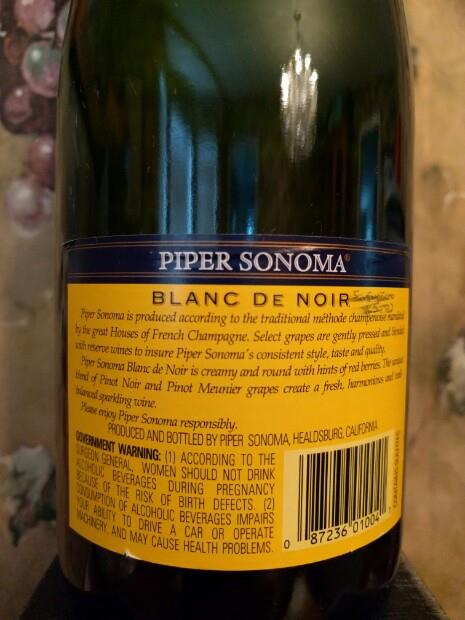 N.V. Piper Sonoma Blanc de Noir CellarTracker