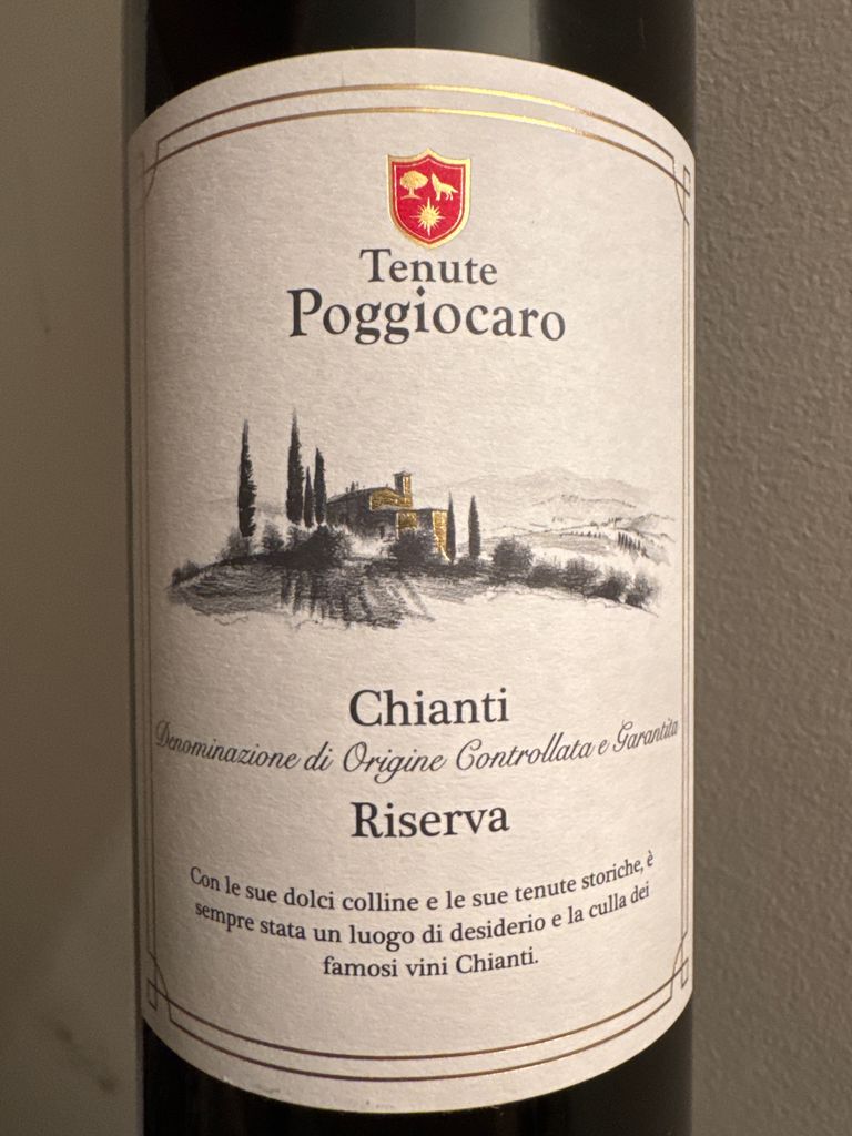 2021 Tenute Poggiocaro Chianti Riserva, Italy, Tuscany, Chianti ...