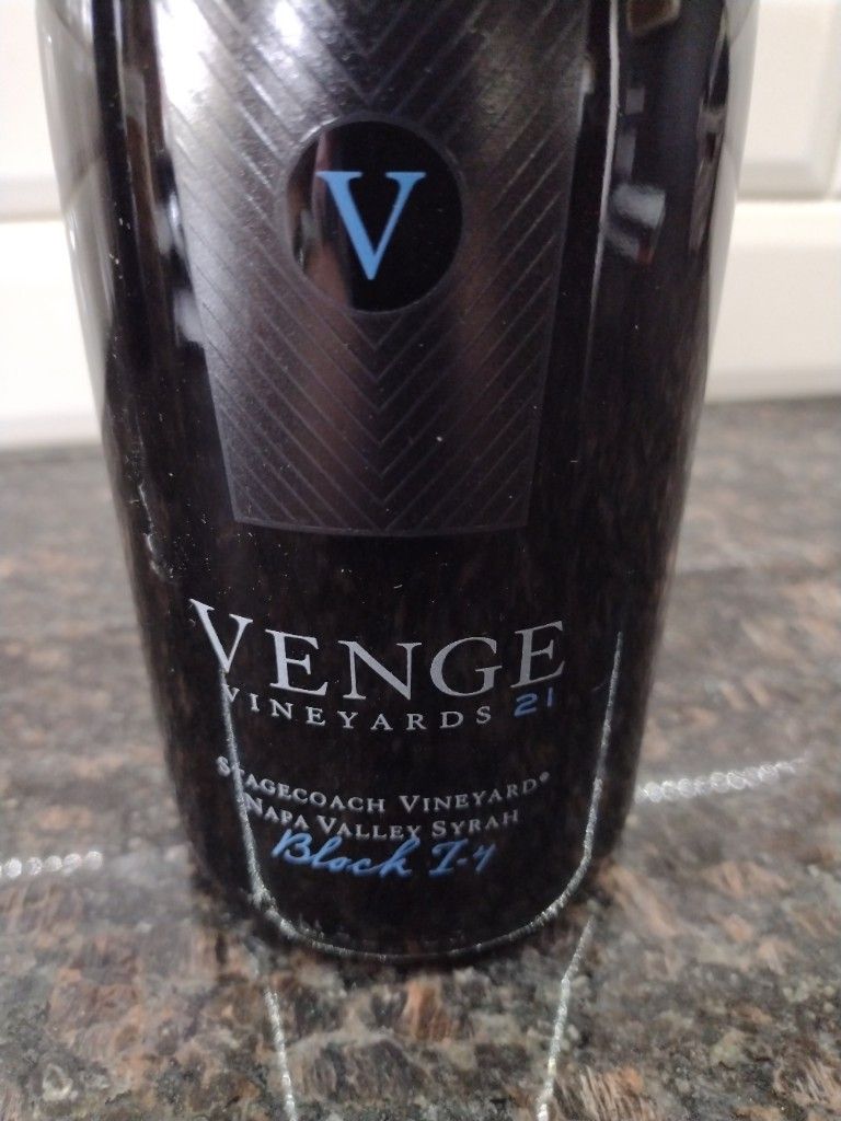 2023 Venge Vineyards Syrah Block I-4 Stagecoach Vineyard, USA ...