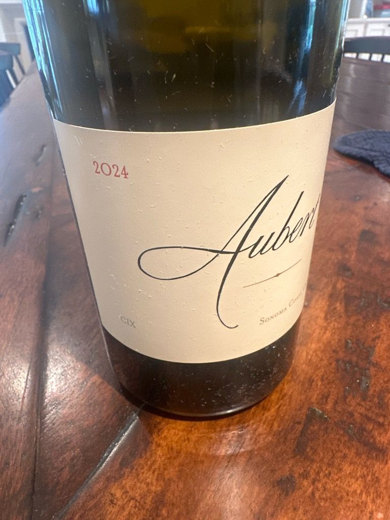 2024 Aubert Chardonnay CIX Estate Vineyard - CellarTracker