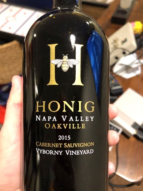 2015 Honig Cabernet Sauvignon Vyborny Vineyard - CellarTracker