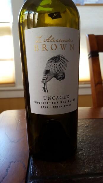 2014 Z Alexander Brown Uncaged Usa California North Coast Cellartracker