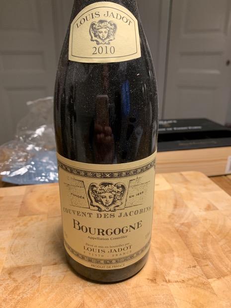2010 Louis Jadot Pinot Noir Bourgogne Couvent des Jacobins
