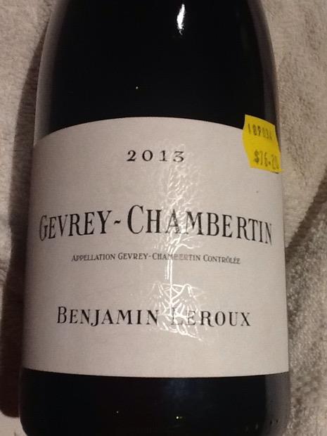 Gevrey-Chambertin 2018 POUILLY FUISSE2本 Gevrey-Chambertin 2018 POUILLY FUISSE2本 Benjamin Leroux