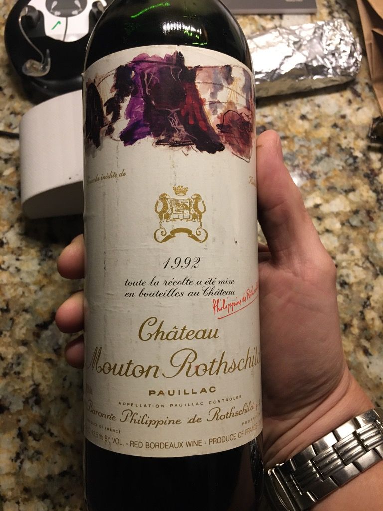 1992 Château Mouton Rothschild - CellarTracker