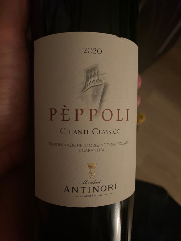 2020 Antinori Chianti Classico Pèppoli - CellarTracker