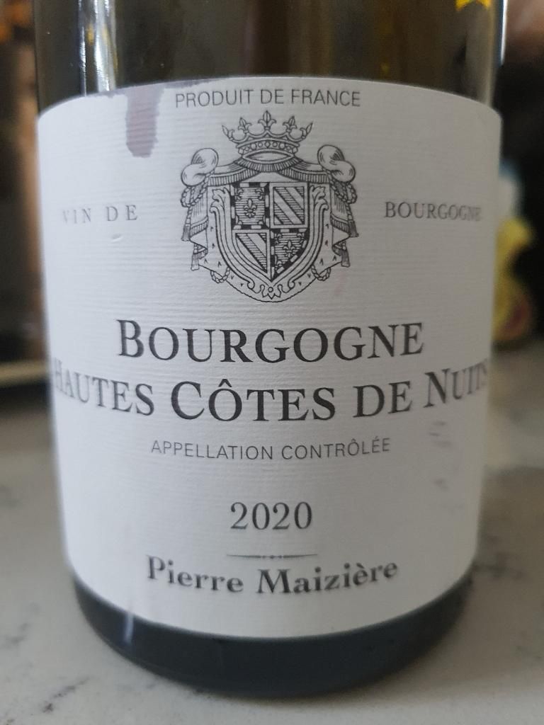 2023 Pierre Maiziere Bourgogne Hautes-Côtes de Nuits - CellarTracker