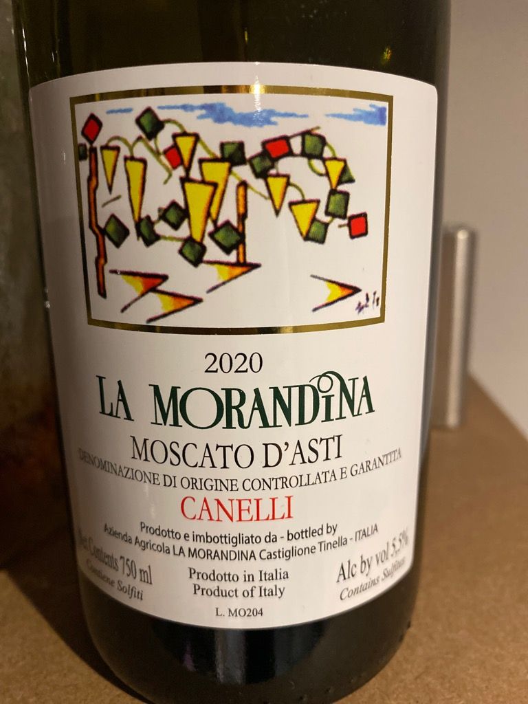 2020 La Morandina Moscato d'Asti Canelli, Italy, Piedmont, Asti