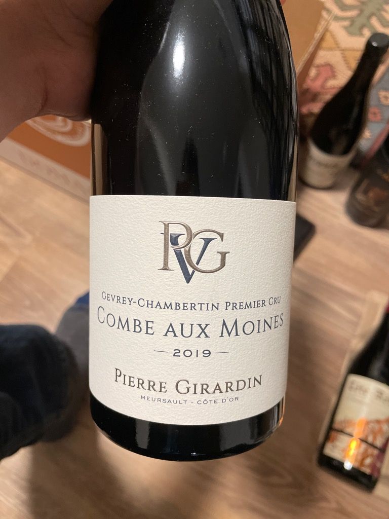 2019 Pierre Girardin Gevrey-Chambertin 1er Cru Combe aux Moines