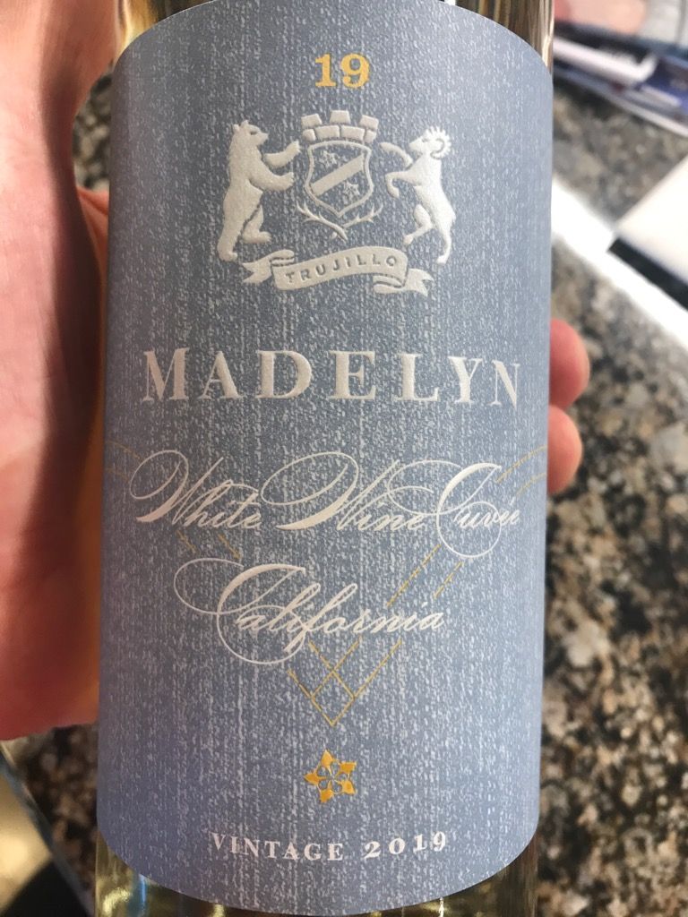 2019 Trujillo Wines Madelyn White Wine Cuvée, USA, California