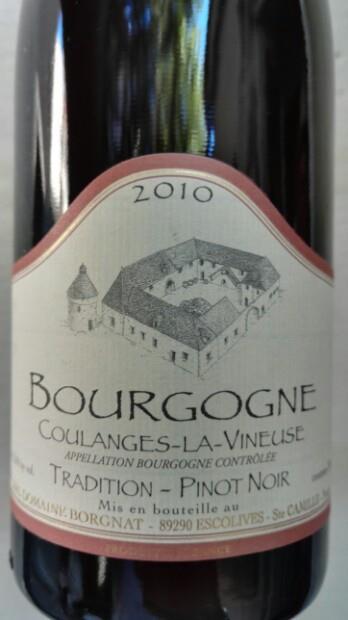 Bourgogne Coulanges la Vineuse, Tradition