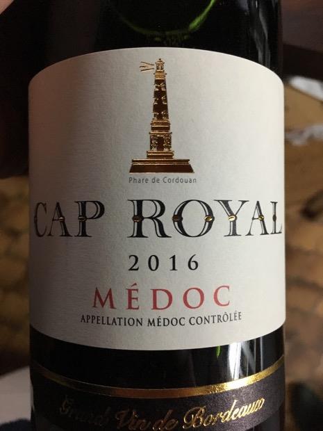 2016 Cap Royal Médoc, France, Bordeaux, Médoc - CellarTracker