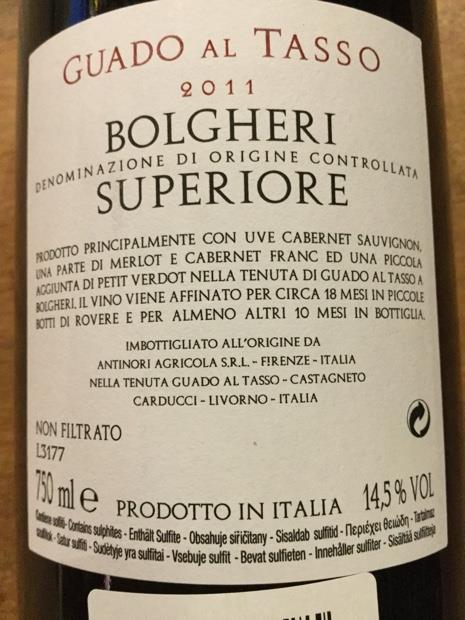 2010 Tenuta Guado al Tasso (Antinori) Bolgheri Superiore