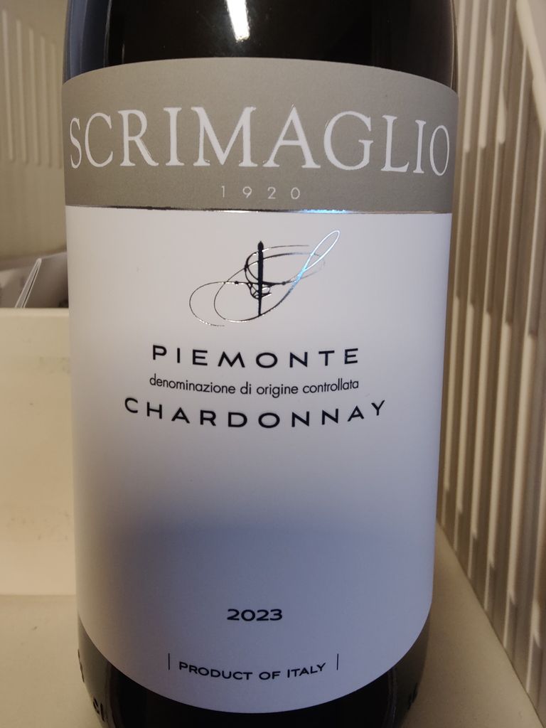 2023 Cantine Scrimaglio Piemonte Chardonnay, Italy, Piedmont, Piemonte ...