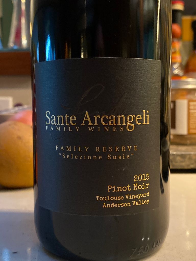 2021 Sante Arcangeli Family Wines Pinot Noir Toulouse Vineyard, USA ...